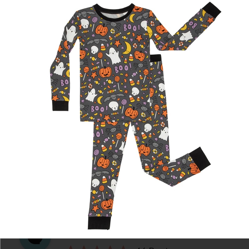 Little Sleepies Hey Boo Halloween Pajamas Set toddler